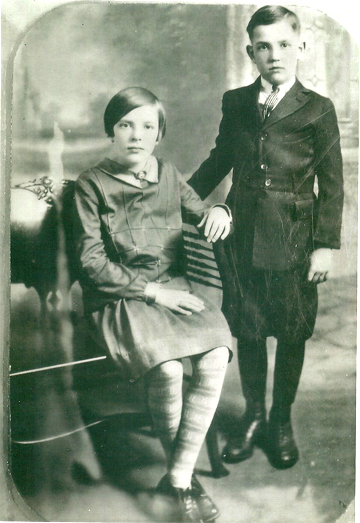 Gladys and Russell Shiflett brother & sister