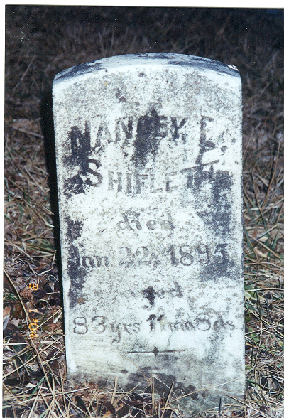 Nancy's tombstone