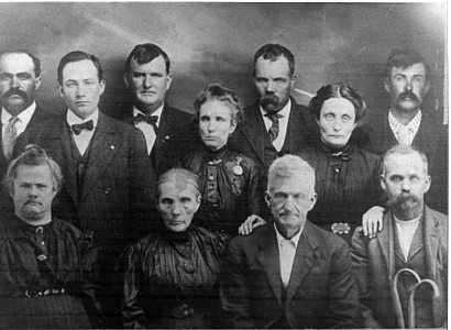 Thomas E. Shifflet Family in 1910