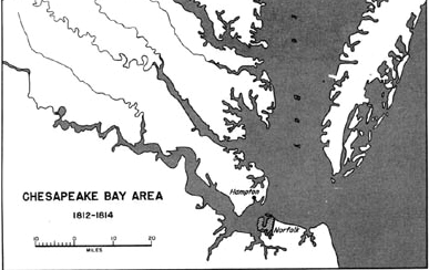 1812 Chesapeake area